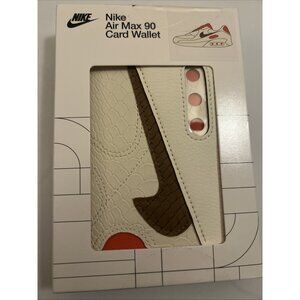 Nike Icon Air Max 90’s Card Wallet Pale Ivory /Brown Sneakerhead Sports Athletic